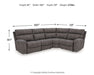 Next-Gen DuraPella Power Reclining Sectional - Peak Furniture (CO) 