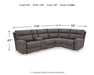 Next-Gen DuraPella Power Reclining Sectional - Peak Furniture (CO) 