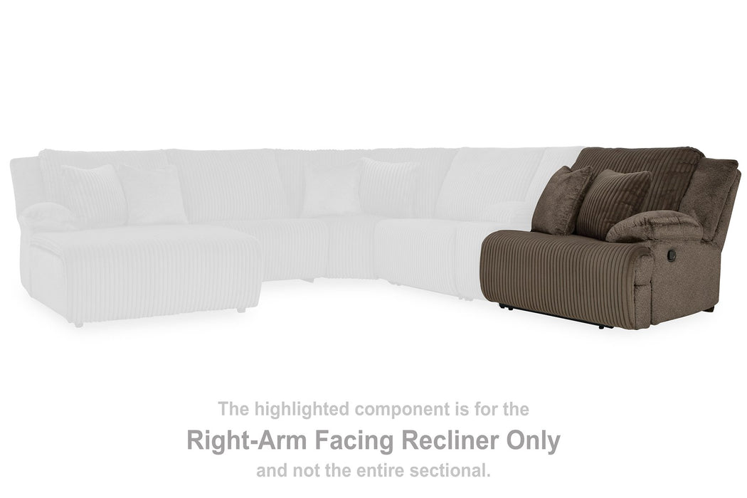 Top Tier Reclining Sectional with Chaise - Peak Furniture (CO) 