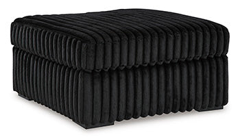 Midnight-Madness Oversized Accent Ottoman - Peak Furniture (CO) 