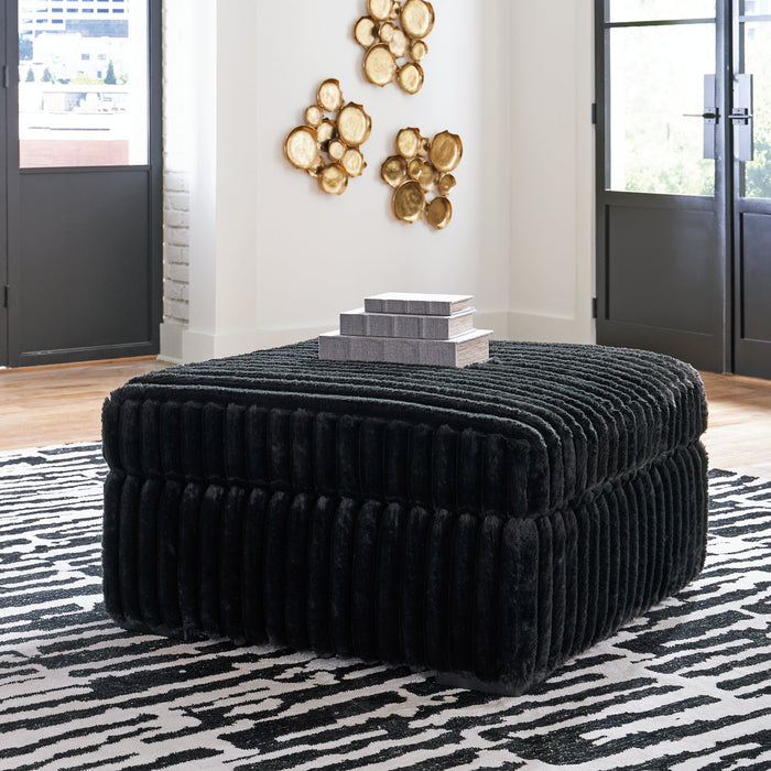 Midnight-Madness Oversized Accent Ottoman - Peak Furniture (CO) 