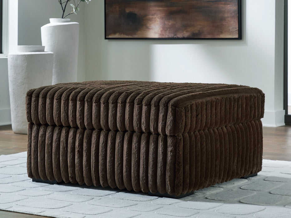 Midnight-Madness Oversized Accent Ottoman - Peak Furniture (CO) 