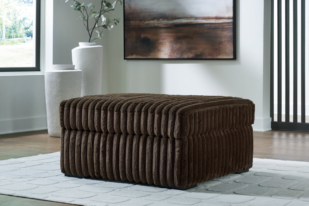Midnight-Madness Oversized Accent Ottoman - Peak Furniture (CO) 