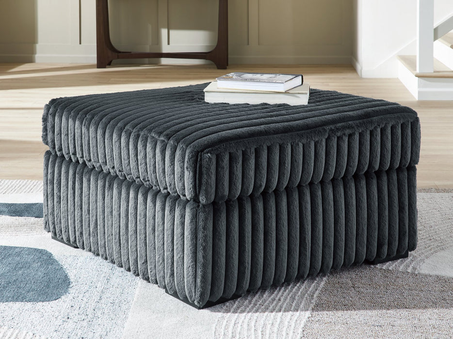 Midnight-Madness Oversized Accent Ottoman - Peak Furniture (CO) 