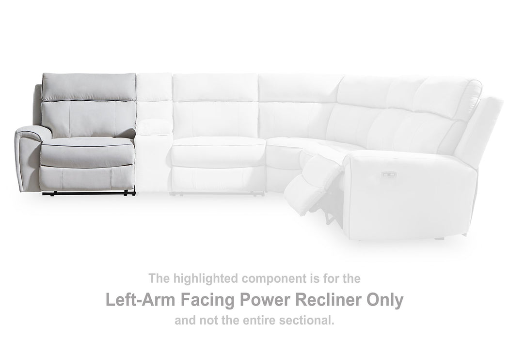 Social Pointe Reclining Sectional with Storage Consoles - Peak Furniture (CO) 