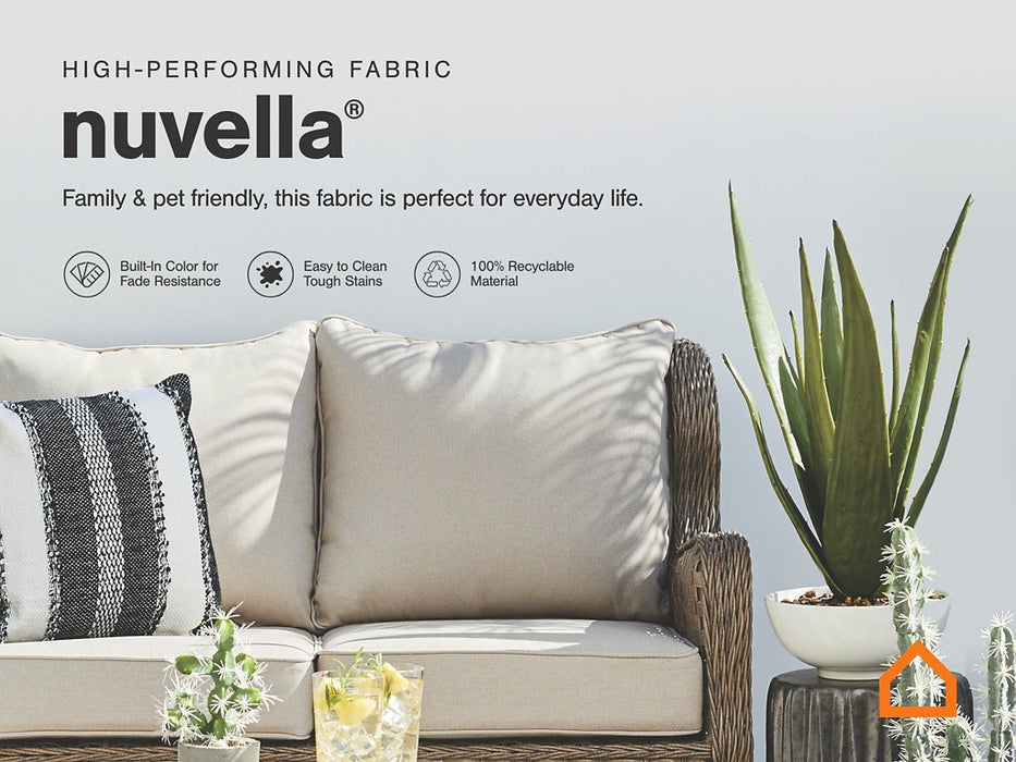 Visola Outdoor Sofa and Loveseat Set