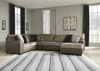 Abalone 3-Piece Sectional with Chaise