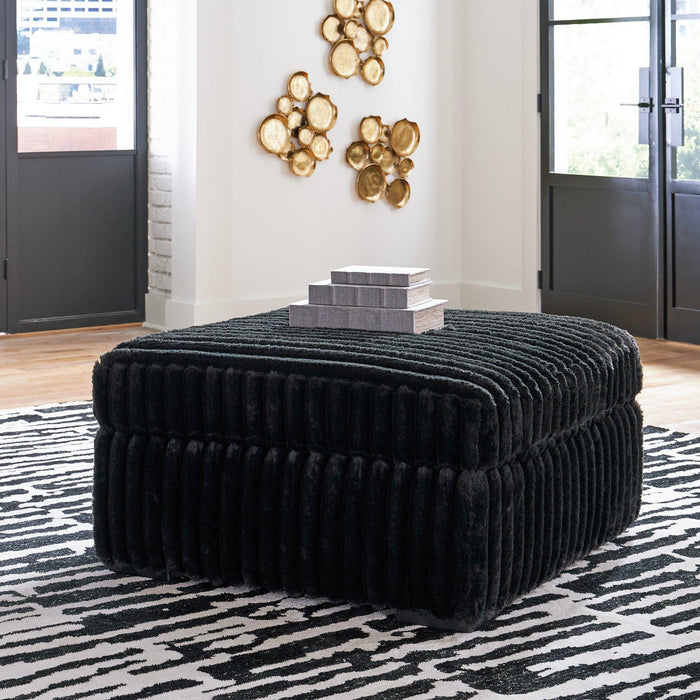 Midnight-Madness Oversized Accent Ottoman - Peak Furniture (CO) 