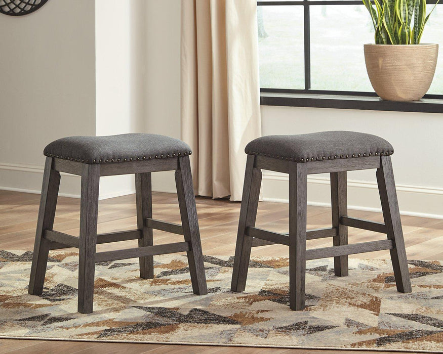 Caitbrook Counter Height Upholstered Bar Stool - Peak Furniture (CO) 