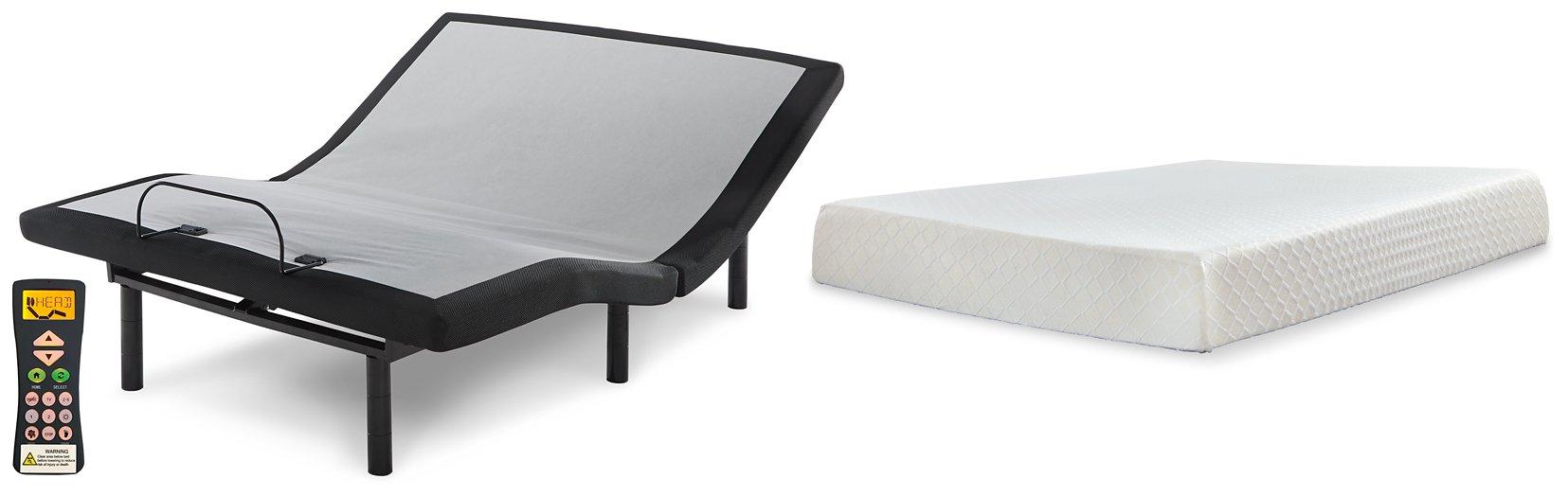 10 Inch Chime Memory Foam Mattress Set - Peak Furniture (CO) 
