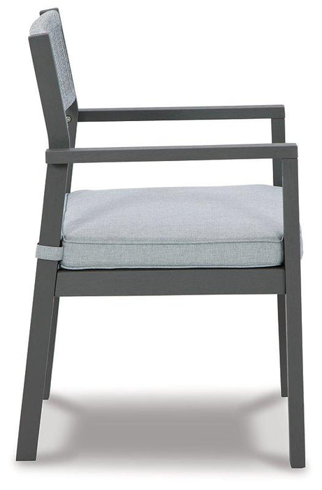 Eden Town Arm Chair with Cushion (Set of 2)