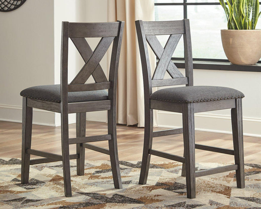 Caitbrook Counter Height Upholstered Bar Stool - Peak Furniture (CO) 