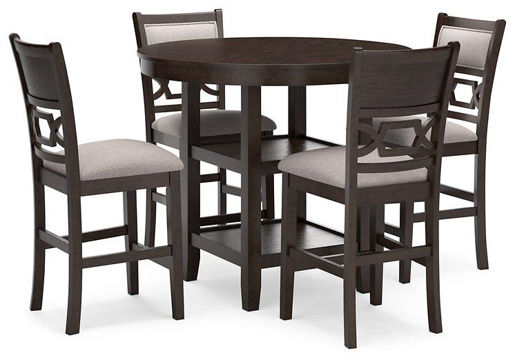 Langwest Counter Height Dining Table and 4 Barstools (Set of 5) image