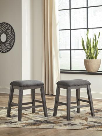 Caitbrook Counter Height Upholstered Bar Stool - Peak Furniture (CO) 