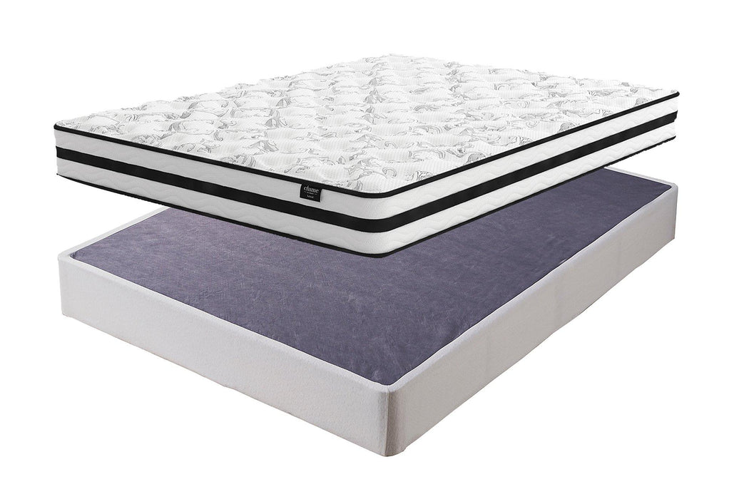 8 Inch Chime Innerspring Mattress Set - Peak Furniture (CO) 