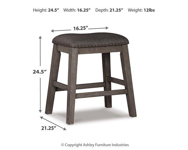 Caitbrook Counter Height Upholstered Bar Stool - Peak Furniture (CO) 