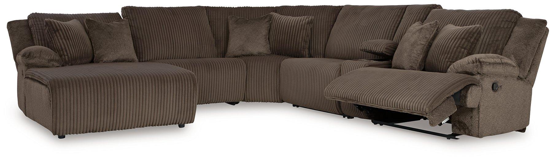 Top Tier Reclining Sectional with Chaise - Peak Furniture (CO) 