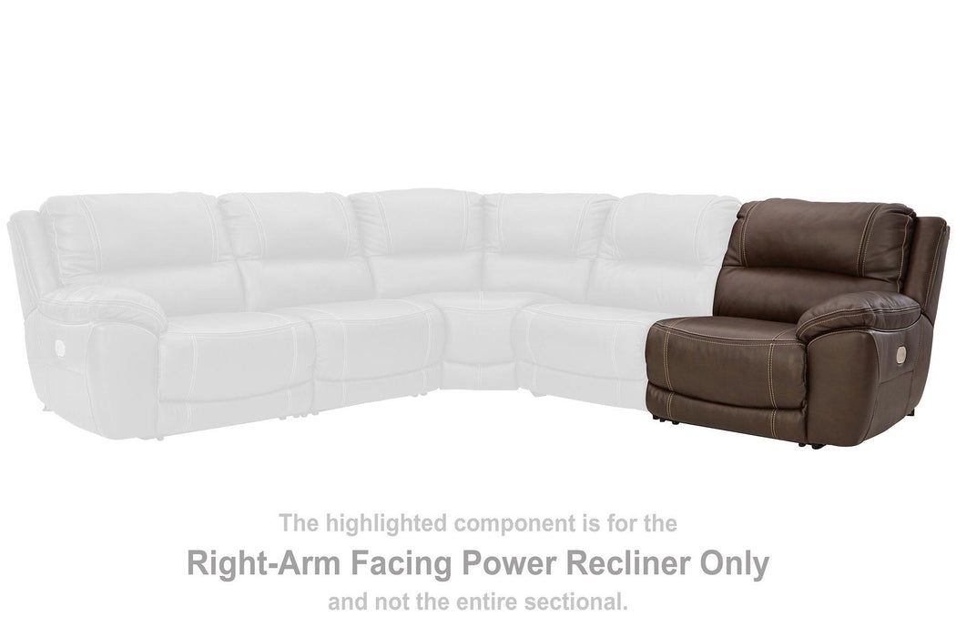 Dunleith Power Reclining Sectional Loveseat - Peak Furniture (CO) 