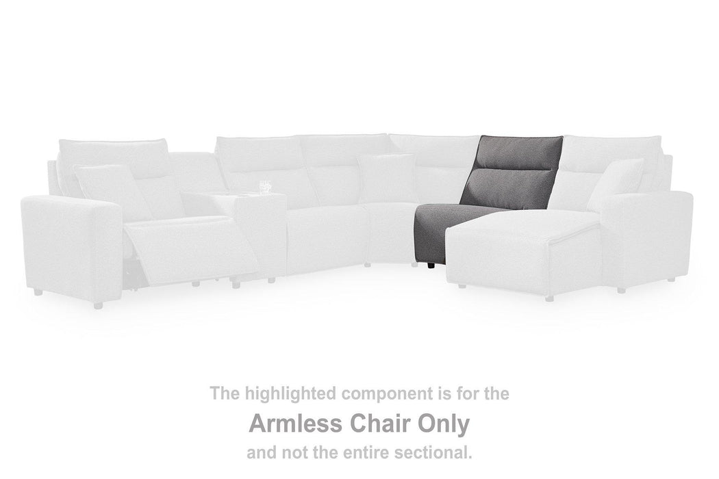 Modmax II Power Reclining Sectional with Audio Consoles - Peak Furniture (CO) 