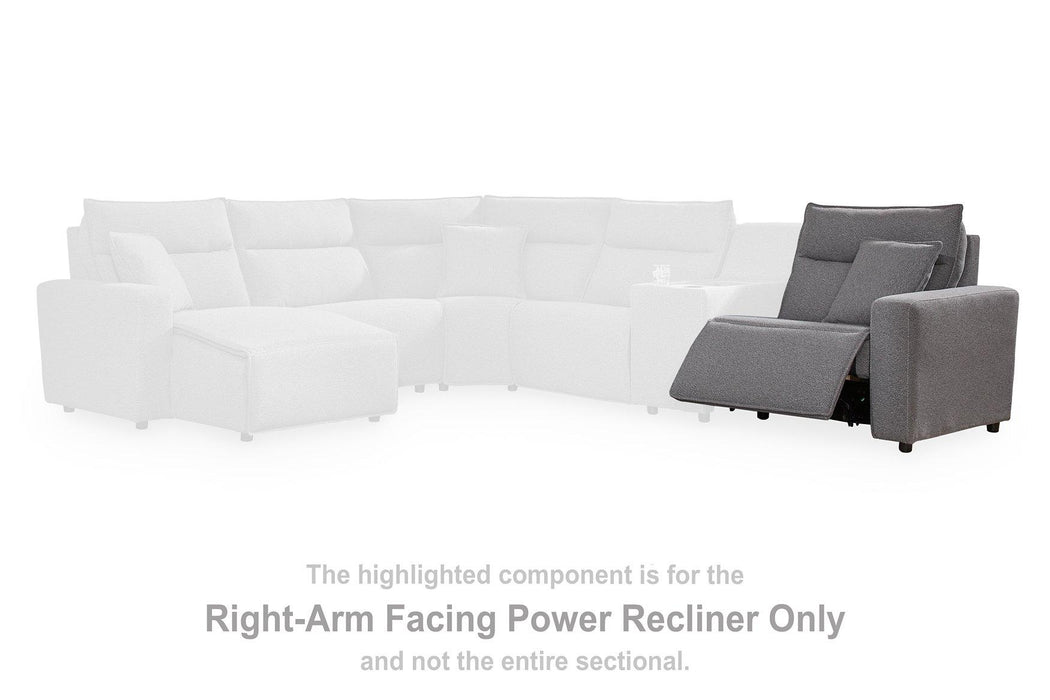 Modmax II Power Reclining Sectional with Audio Consoles - Peak Furniture (CO) 