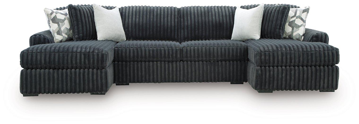 Midnight-Madness Sectional with Chaise - Peak Furniture (CO) 