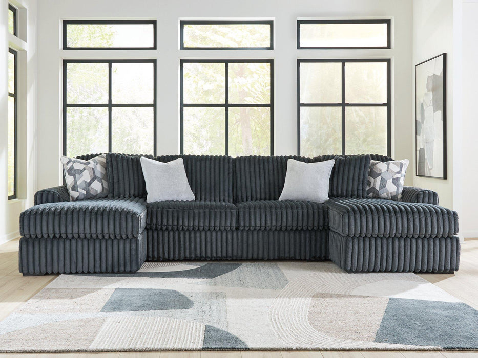 Midnight-Madness Sectional with Chaise - Peak Furniture (CO) 