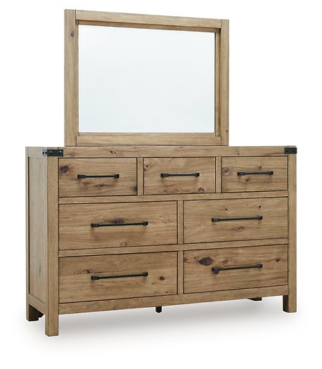 Ridgester Dresser and Mirror - Peak Furniture (CO) 