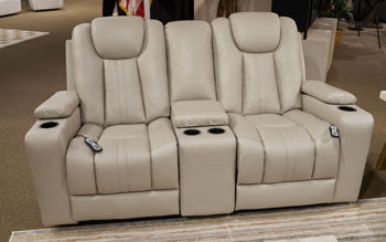 Elevate Edges Glider Reclining Loveseat with Console - Peak Furniture (CO) 