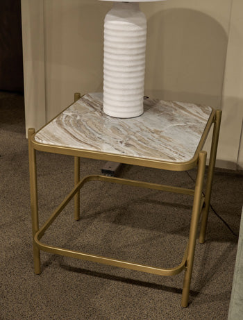 Manor Stone End Table - Peak Furniture (CO) 
