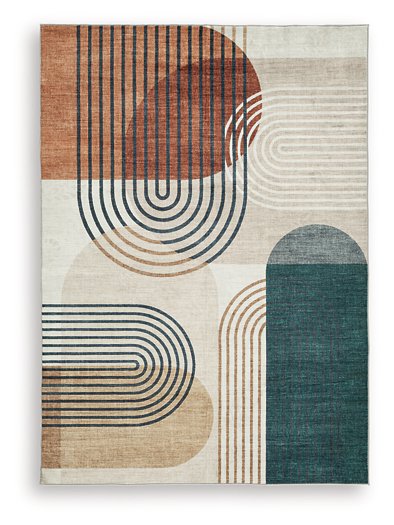 Farrendale Washable Area Rug - Peak Furniture (CO) 