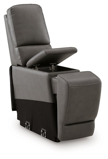 5Z - Pittson Power Reclining Sectional Loveseat with Console - Peak Furniture (CO) 