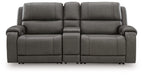 5Z - Pittson Power Reclining Sectional Loveseat with Console - Peak Furniture (CO) 