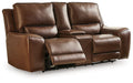 DeepWakes Power Reclining Loveseat with Console - Peak Furniture (CO) 