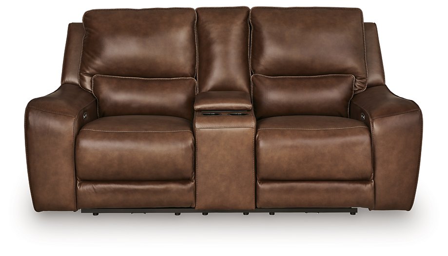 DeepWakes Power Reclining Loveseat with Console - Peak Furniture (CO) 
