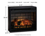 Entertainment Accessories Electric Infrared Fireplace Insert - Peak Furniture (CO) 