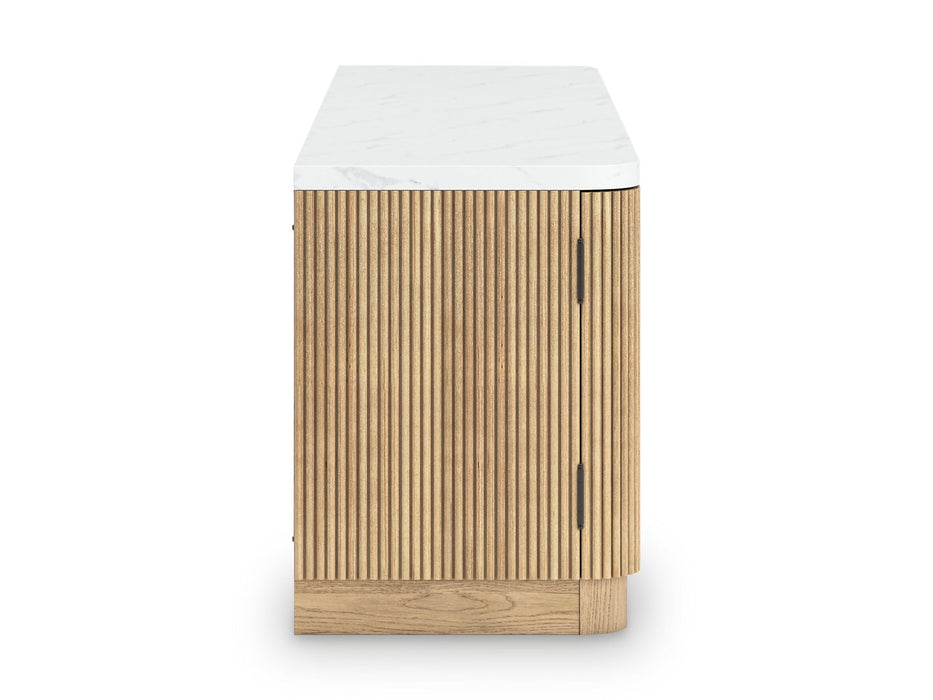 Camdill 80" TV Stand with Electric Fireplace - Peak Furniture (CO) 